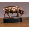 Bull figurine 8" W x 6" H